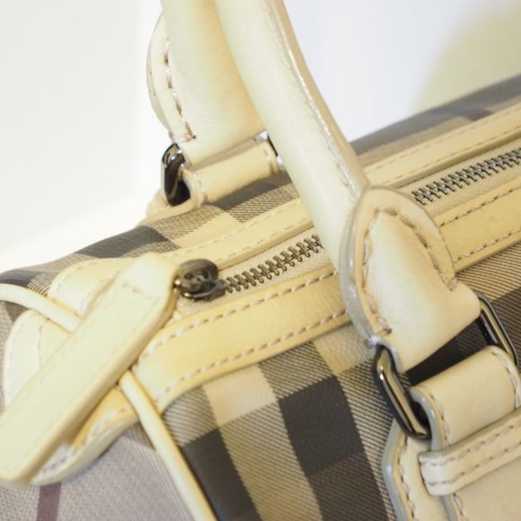 Burberry Gray checker speedy bag - Picture 6 of 10